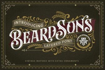 Beardsons Font: Creative Typography for Design Projects
