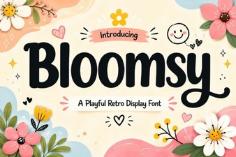 Bloomsy Font: Creative Typography for Your Designs