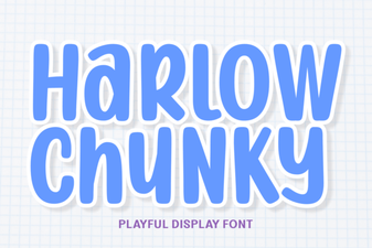 Harlow Chunky Font for Bold Creative Designs