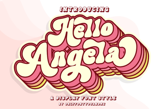 Hello Angela Font for Creative Designs and Projects