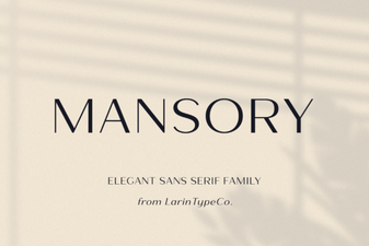 Masterful Project Ideas Using Mansory Font
