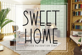Sweet Home Font: Designs for Cozy Typography