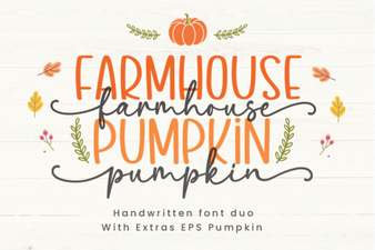 Craft Your Cozy Fall Crafts with Pumpkin Fonts