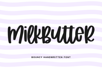 Milkbutter Font for Creative Typography Projects