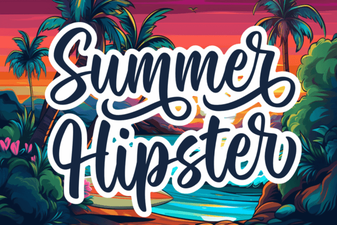 Cool Summer Fonts for Creative Design Projects